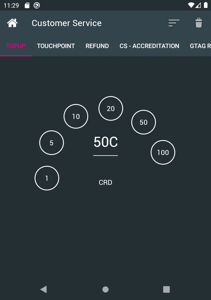 Top-up Amount