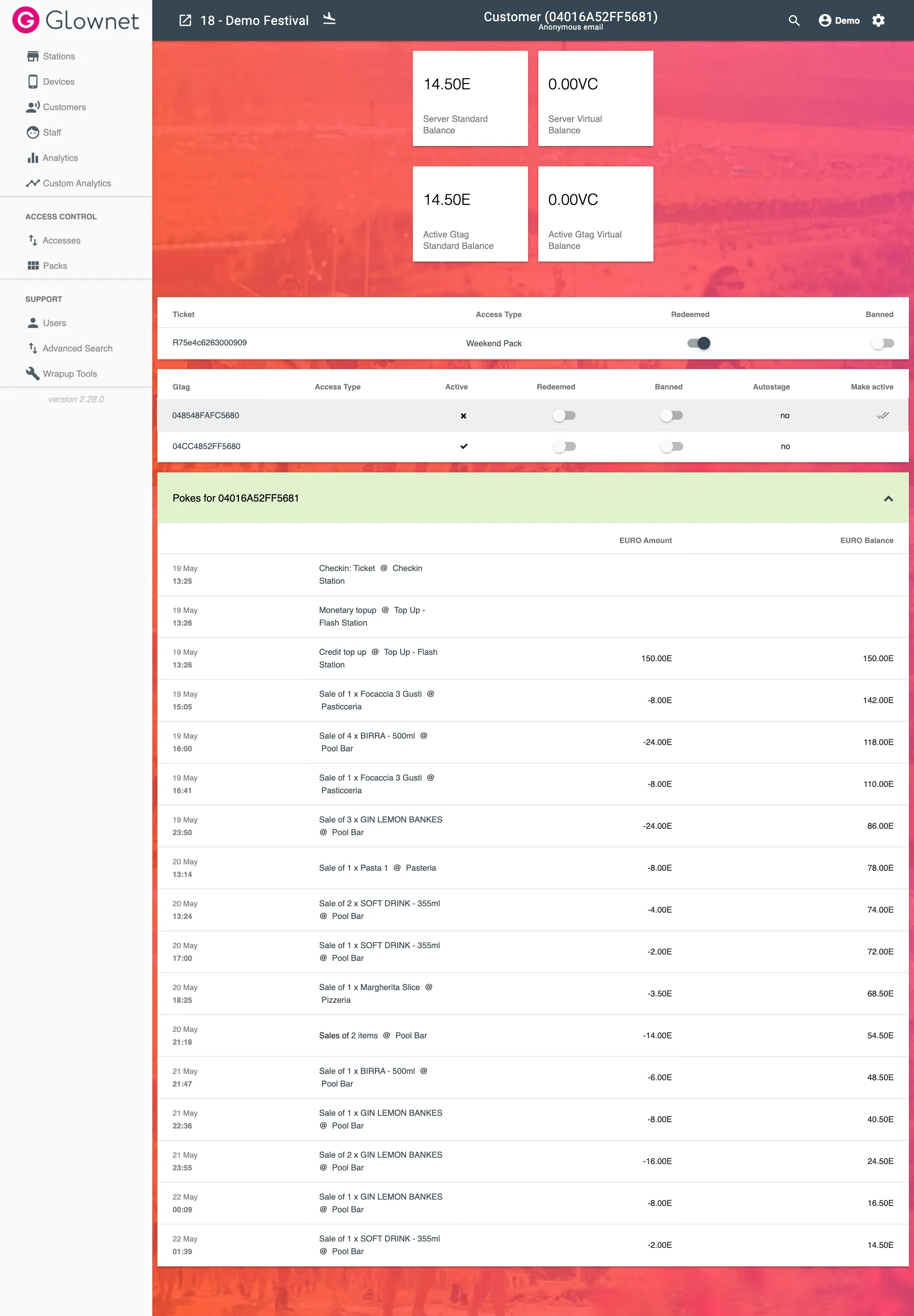 Customer Tag Make Active