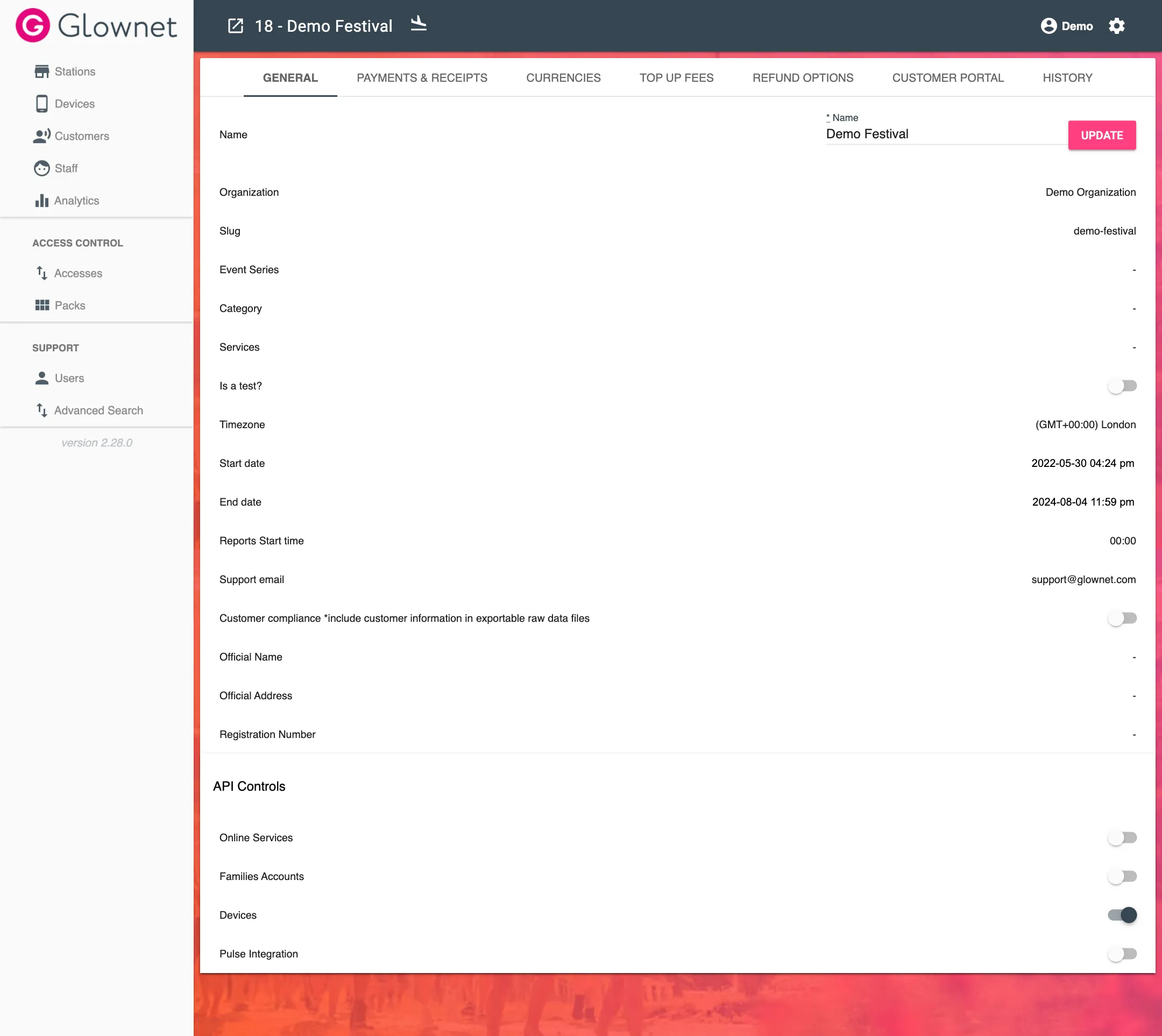 General Settings