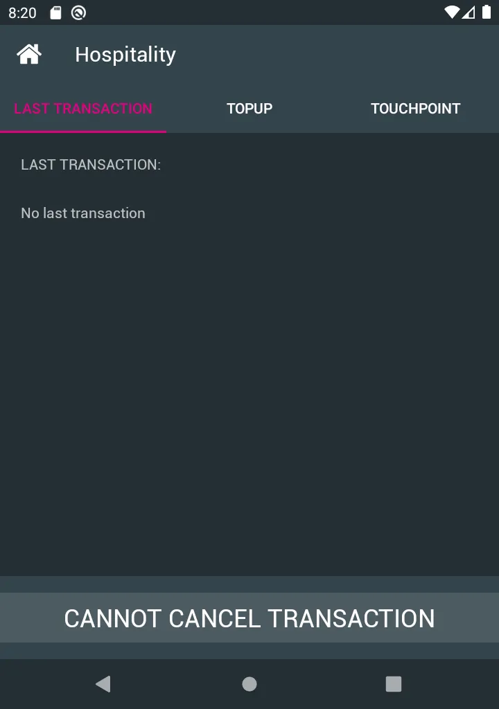 Last Transaction