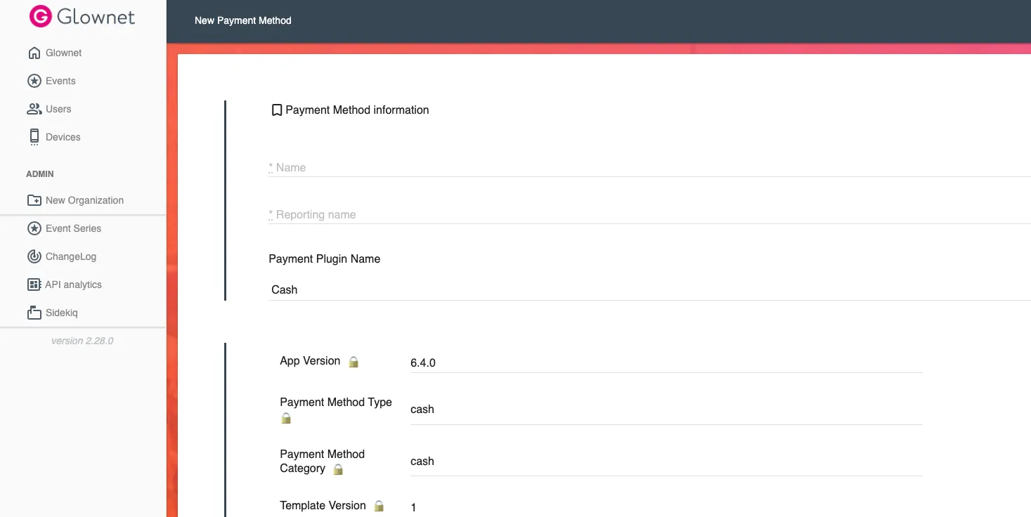 New Payment Method