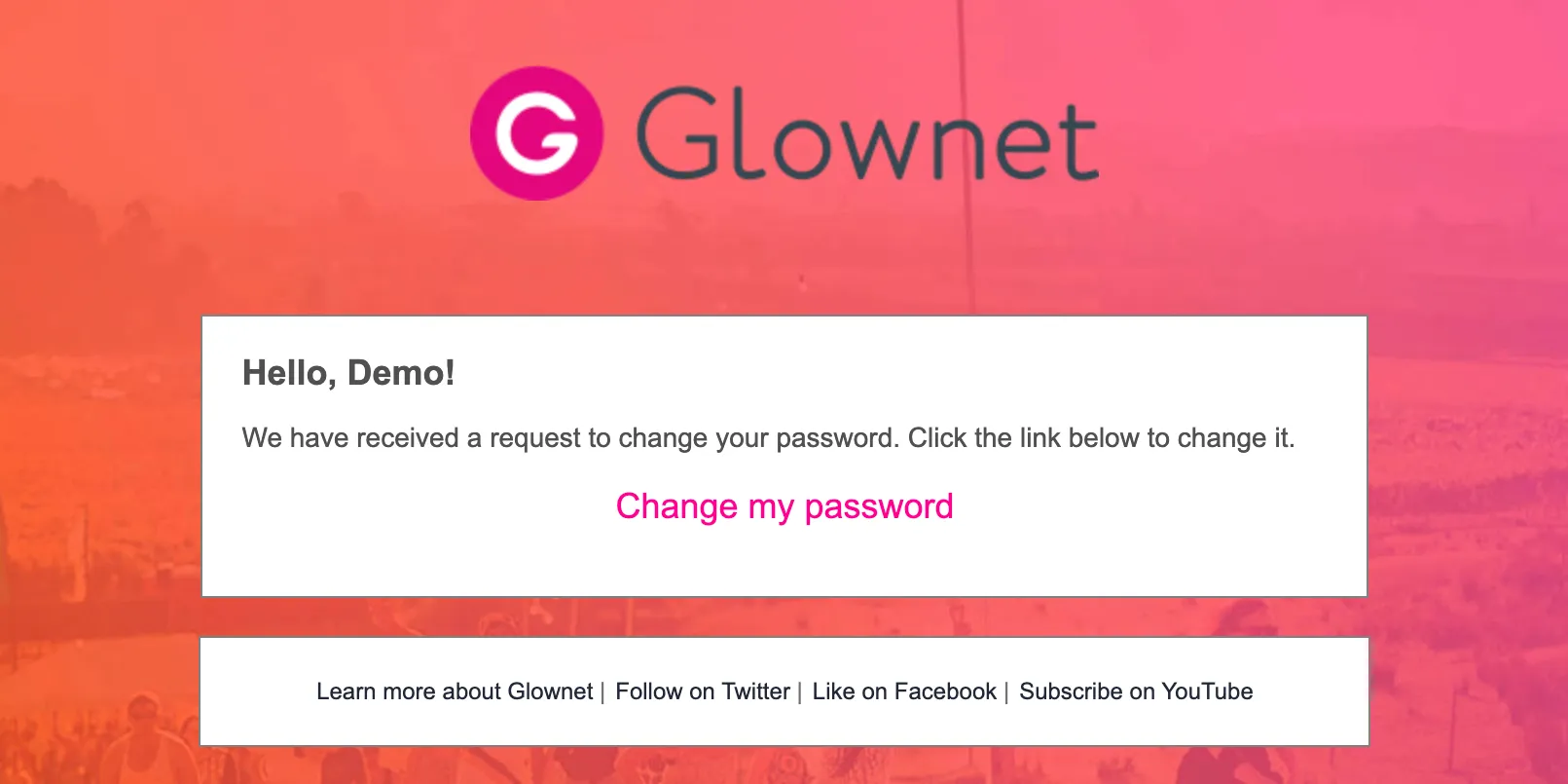 Reset Password Email