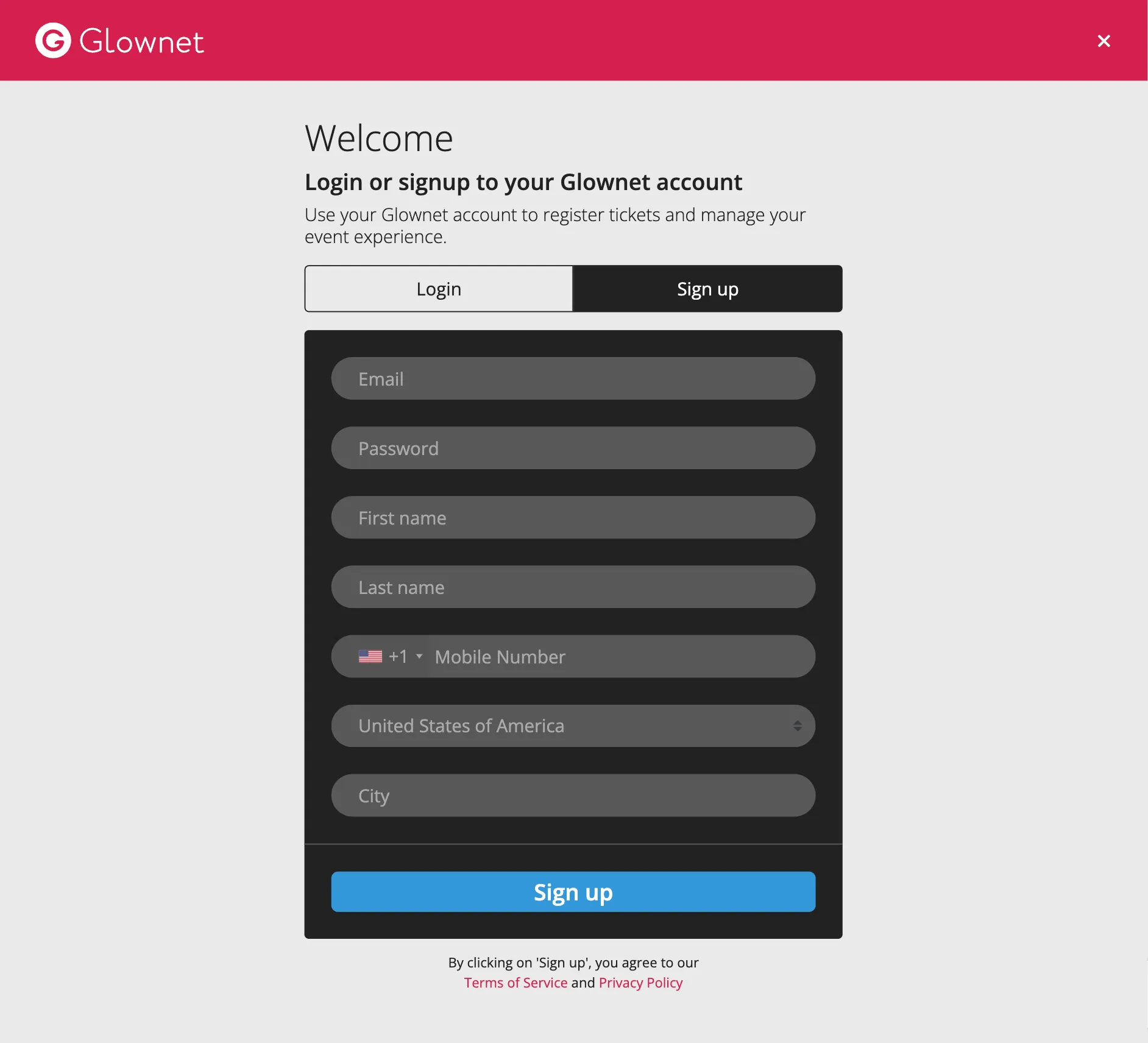 signup