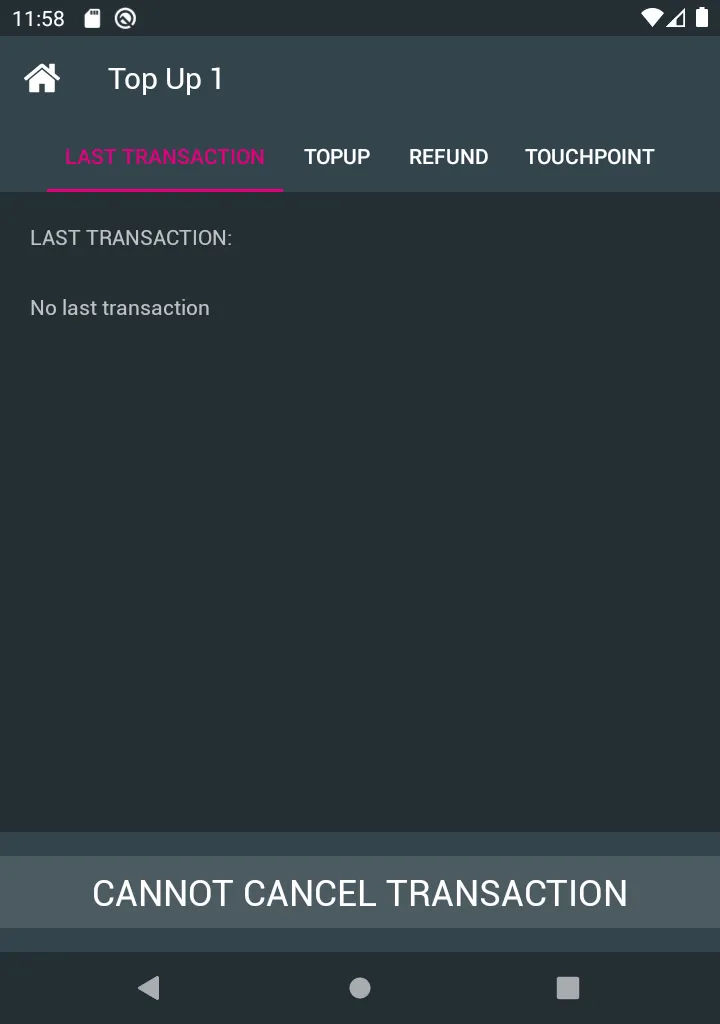 Last Transaction