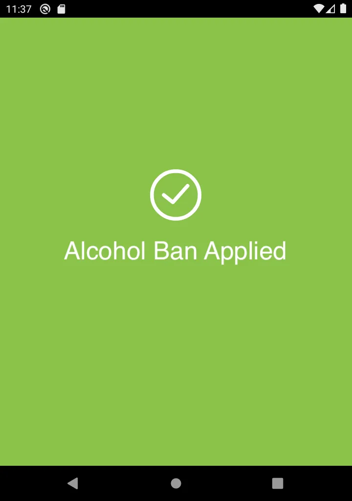 yellow card applied